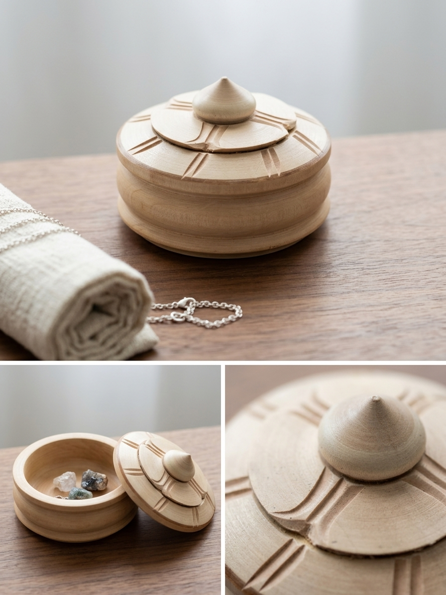 Handcrafted Wooden Jewellery Box