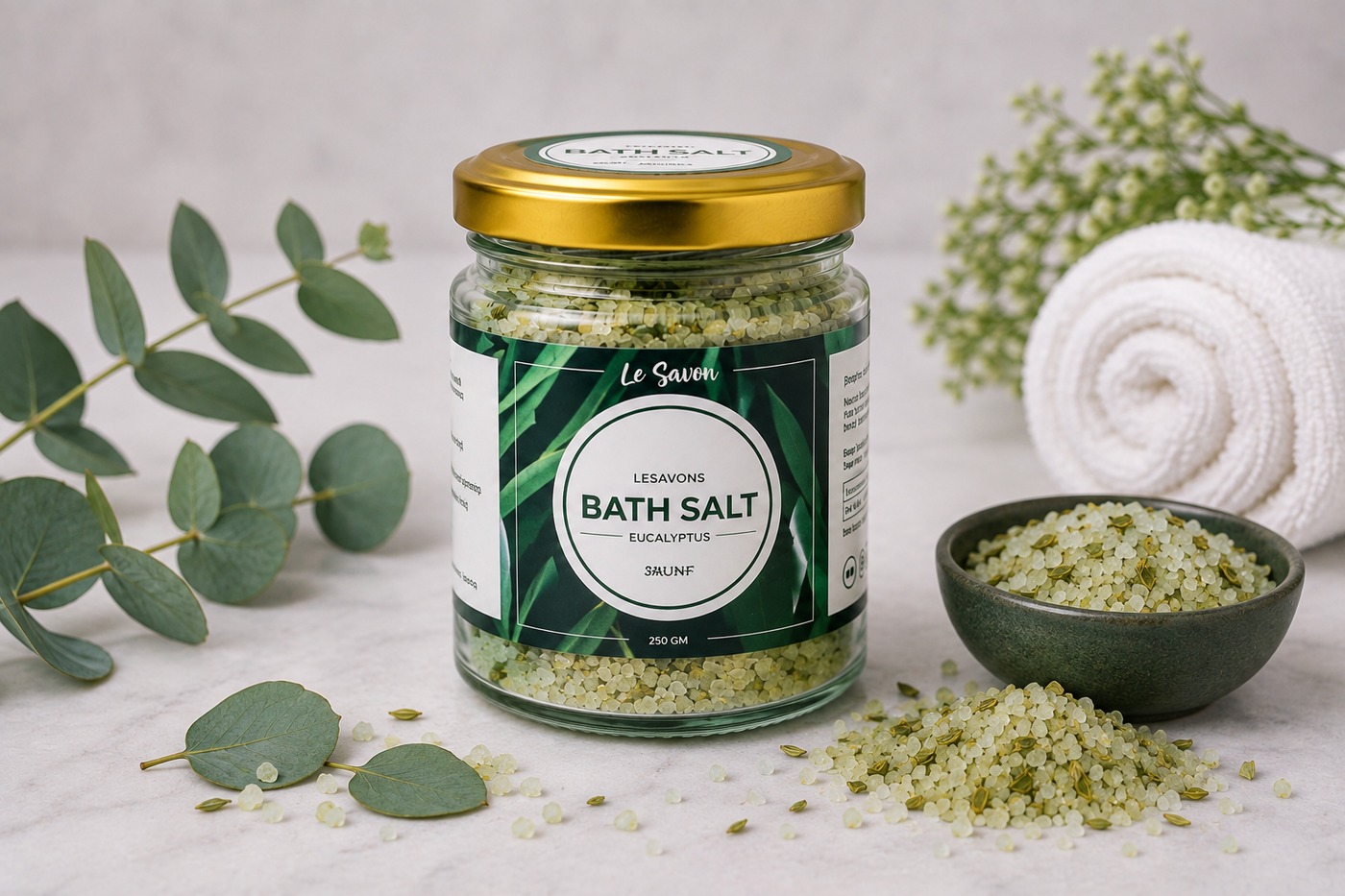 Eucalyptus Bath Salt – 250 GM