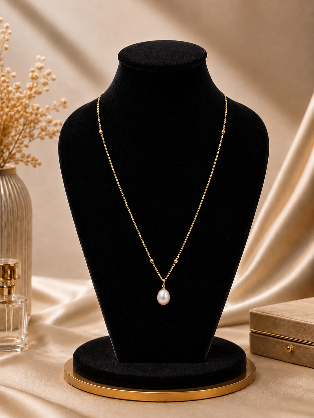 Classic Real White Pearl Pendant Necklace