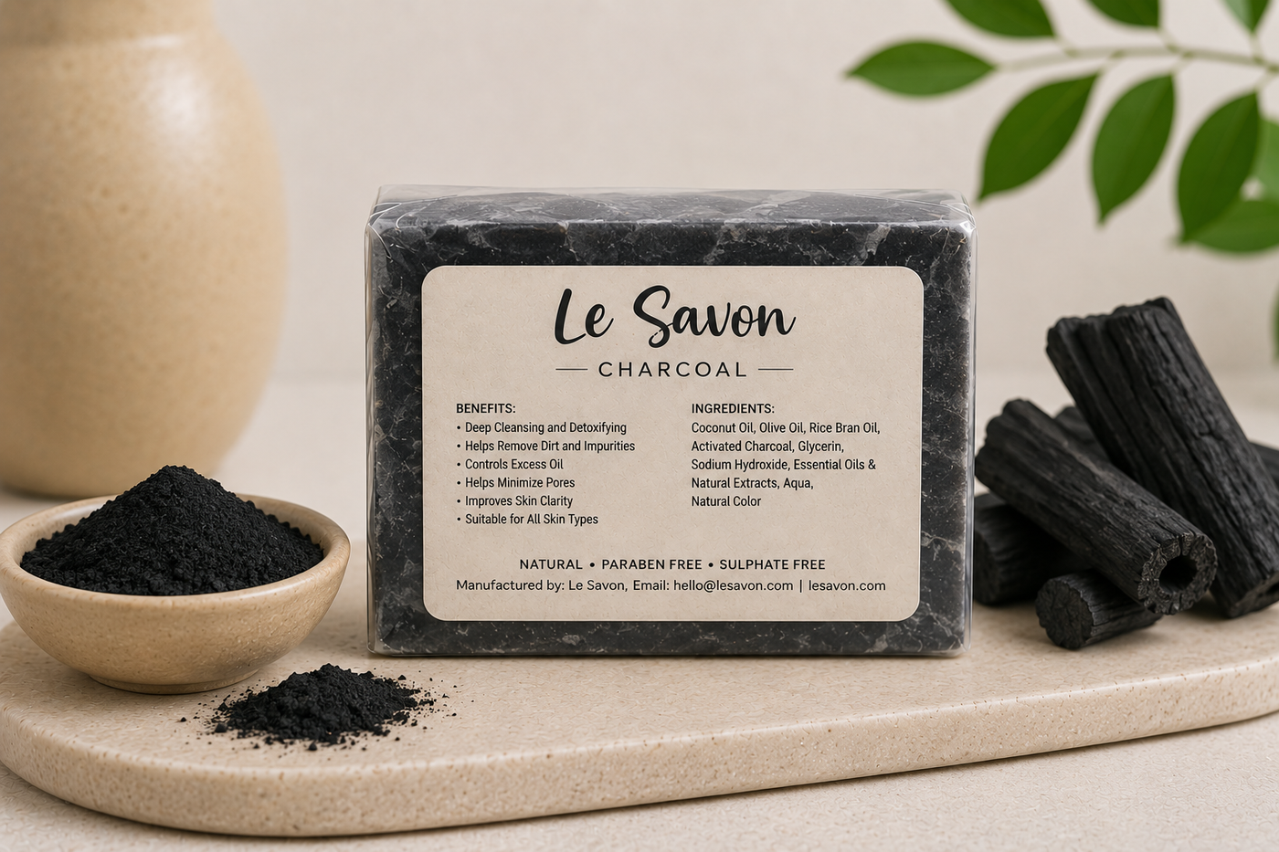 Activated Charcoal Handmade Soap
