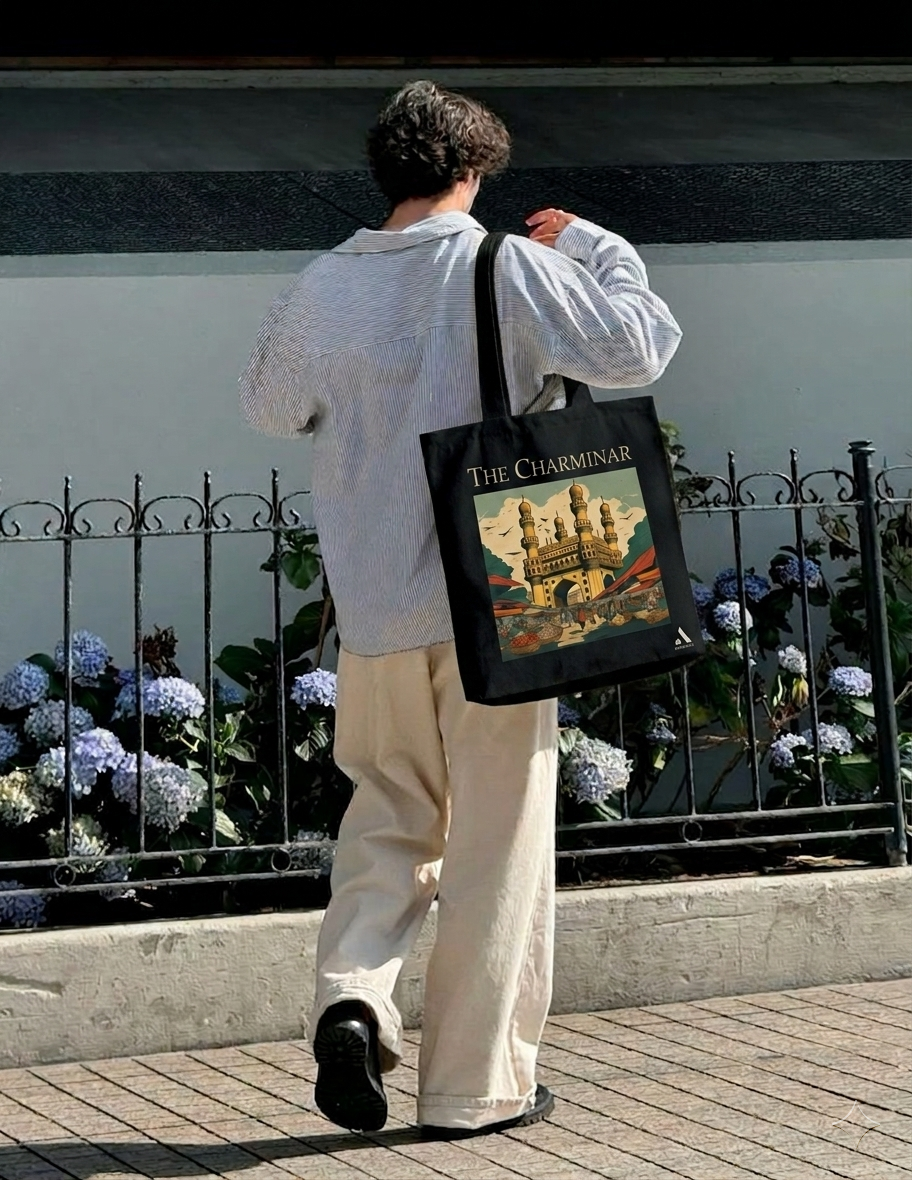 The Charminar Premium Canvas Tote Bag