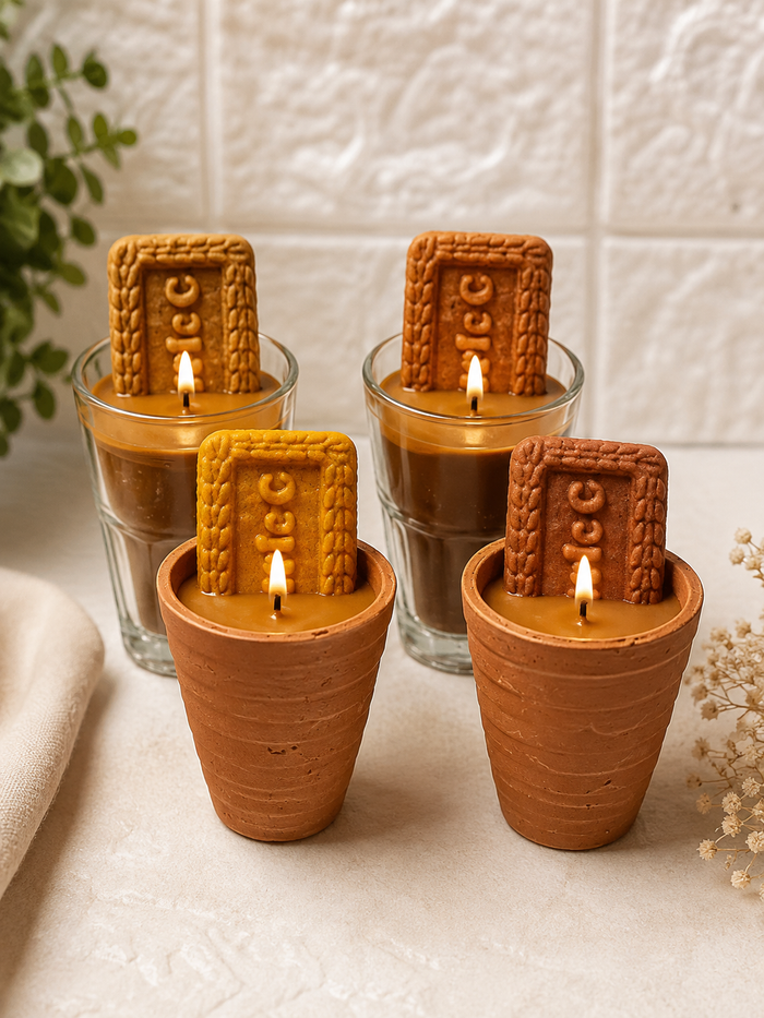 Biscuit Chai Cup Candle