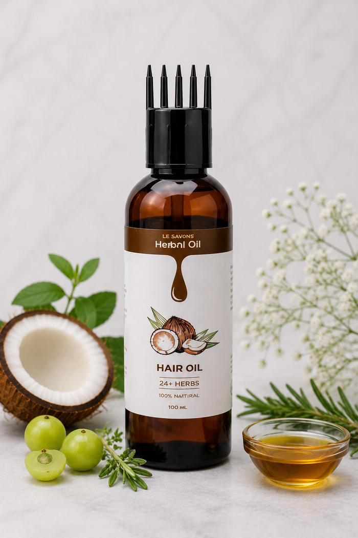 Herbal Hair Oil – 24+ Herbs – 100 ML