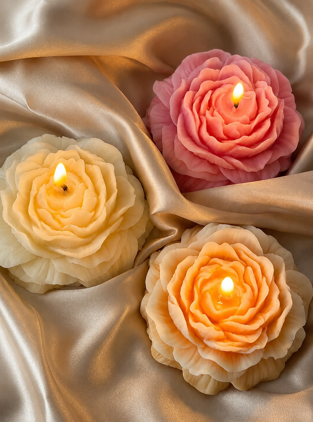 Royal Peony Bloom Candle