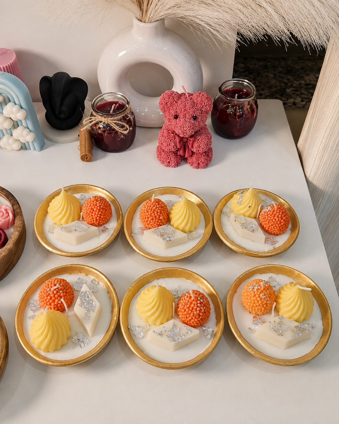 Festive Mithai Platter Candle
