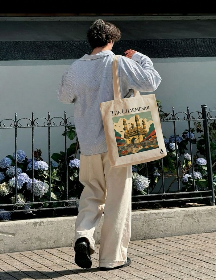 The Charminar Premium Canvas Tote Bag