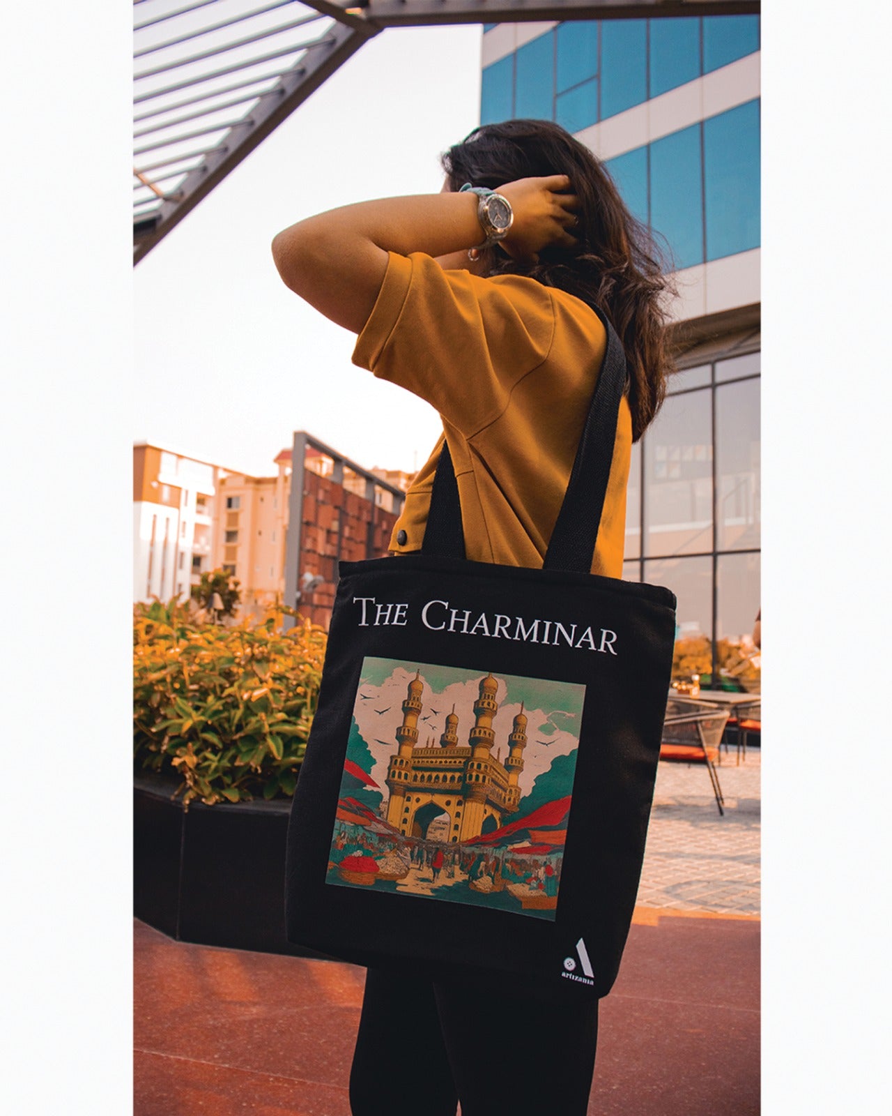 The Charminar Canvas Tote bag